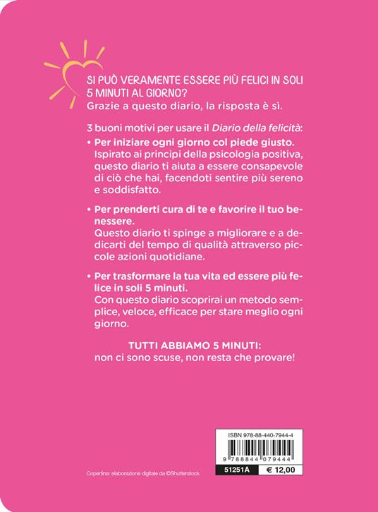 Diario della felicità in 5 minuti - 2