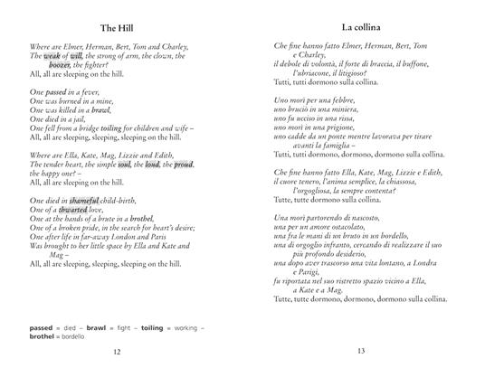 Spoon River Anthology-Antologia di Spoon River. Testo italiano a fronte e note linguistiche - Edgar Lee Masters - 4
