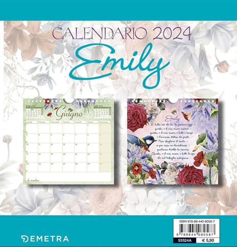 Calendario Emily desk 2024 - 2