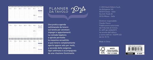 Planner da tavolo 2024 - 3