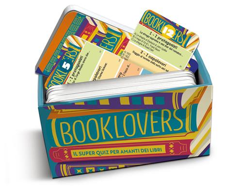 Booklovers. Il superquiz per amanti dei libri. Con 50 Carte - copertina