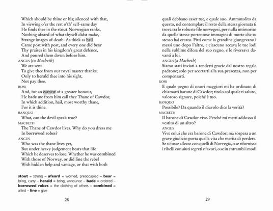 Macbeth. Testo italiano a fronte e note linguistiche. Ediz. bilingue - William Shakespeare - 3