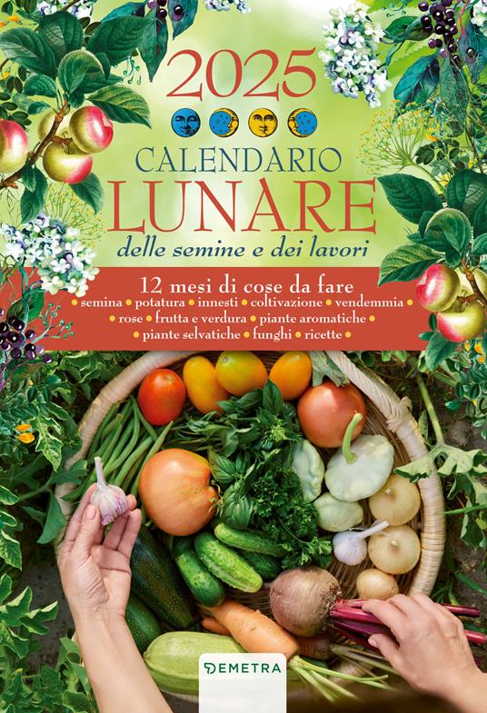 Calendario lunare 2025. 12 mesi di cose da fare - copertina