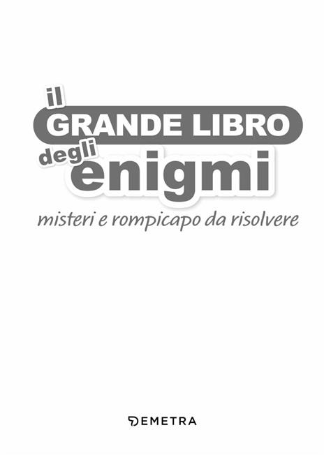 Il grande libro degli enigmi. Misteri e rompicapo da risolvere - 2