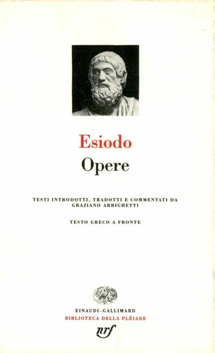 Opere - Esiodo - copertina