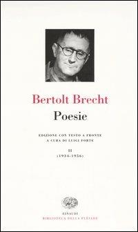 Poesie. Testo a fronte. Vol. 2: 1934-1956. - Bertolt Brecht - copertina