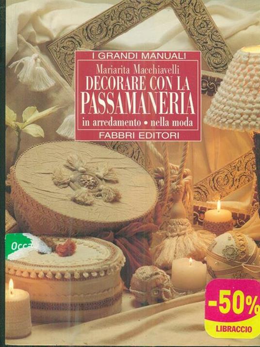 Decorare con la passamaneria - Mariarita Macchiavelli - copertina