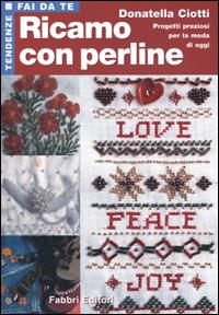 Ricamo con perline - Donatella Ciotti - copertina