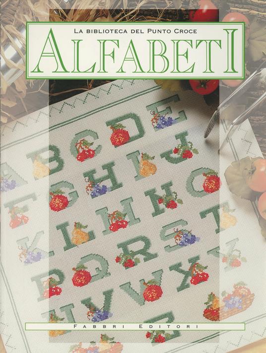 La biblioteca del punto croce. Alfabeti - copertina