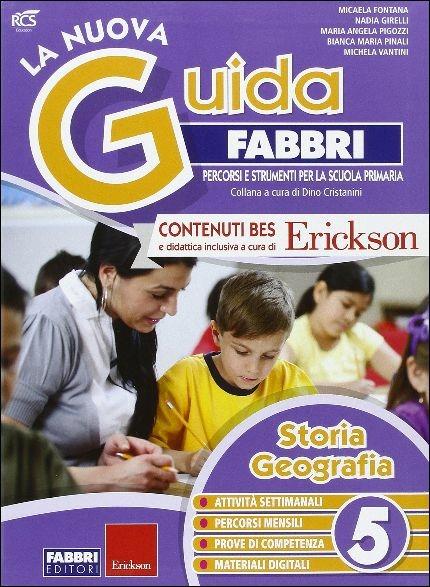 La nuova guida Fabbri. Storia e geografia. Guida per l'insegnante della 5ª classe elementare - copertina