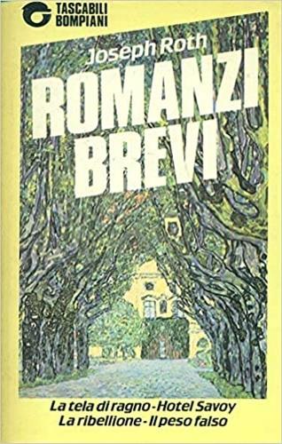 Romanzi brevi - Joseph Roth - copertina