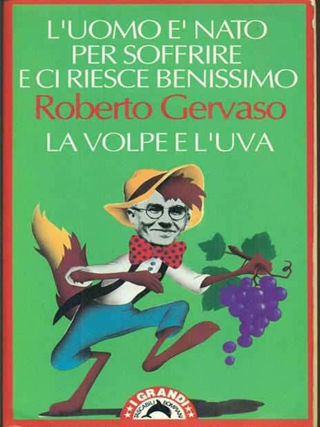 La volpe e l'uva -  Roberto Gervaso - copertina