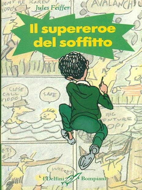 Il supereroe del soffitto - Jules Feiffer - copertina