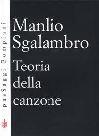 Teoria della canzone - Manlio Sgalambro - copertina