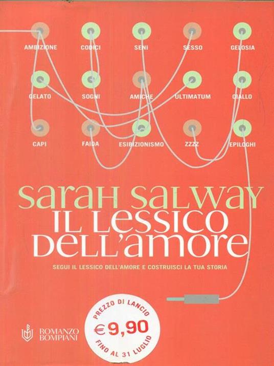 Il lessico dell'amore - Sarah Salway - copertina