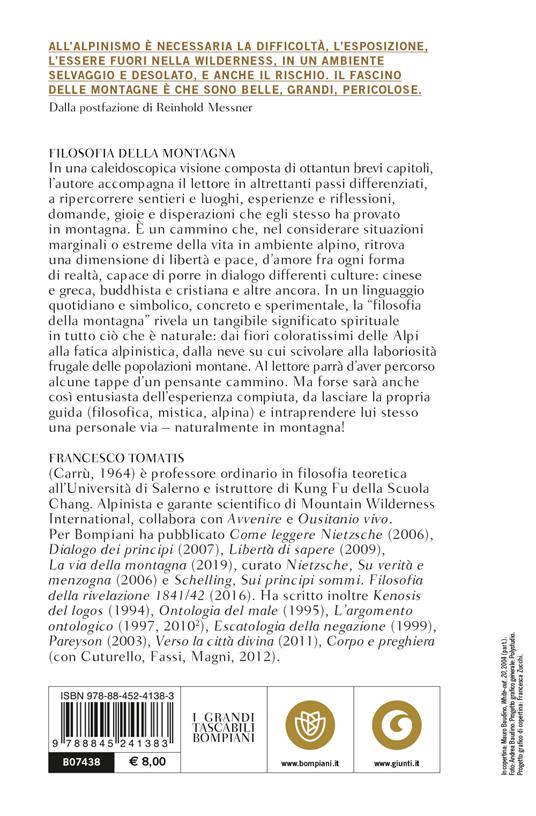 Filosofia della montagna - Francesco Tomatis - 2