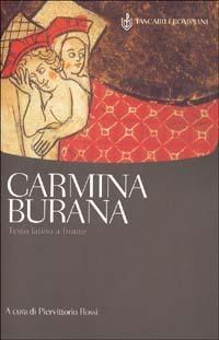 Carmina Burana. Testo latino a fronte - copertina