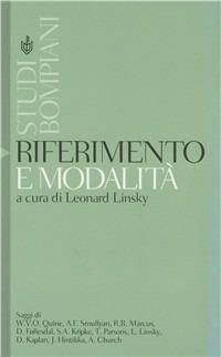 Riferimento e modalità - Leonard Linsky - copertina