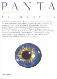 Panta. Filosofia - copertina
