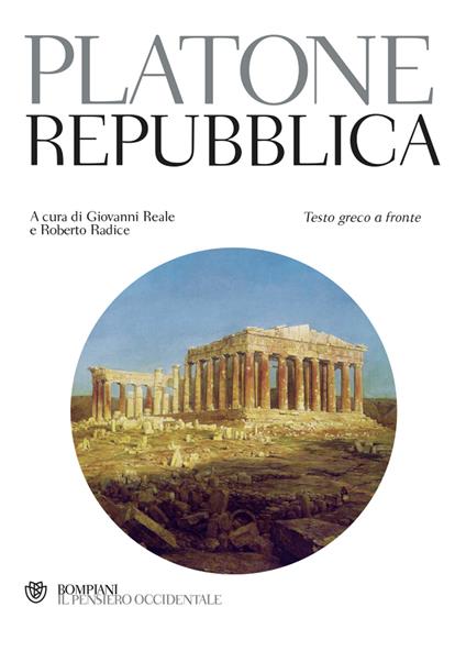 La Repubblica. Testo greco a fronte - Platone - copertina