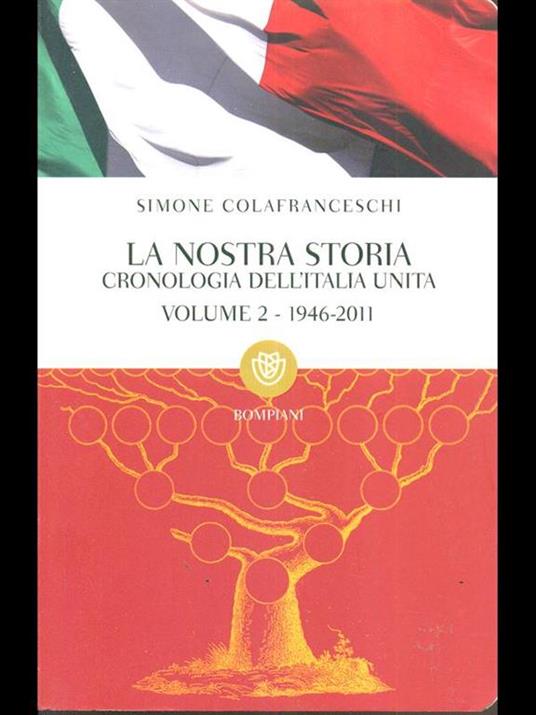 La nostra storia. Cronologia dell'Italia unita. Vol. 2: 1946-2011. - Simone Colafranceschi - 2