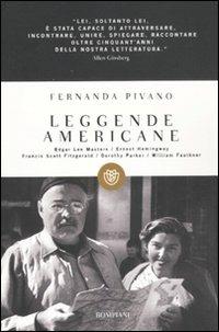  Leggende americane -  Fernanda Pivano - copertina