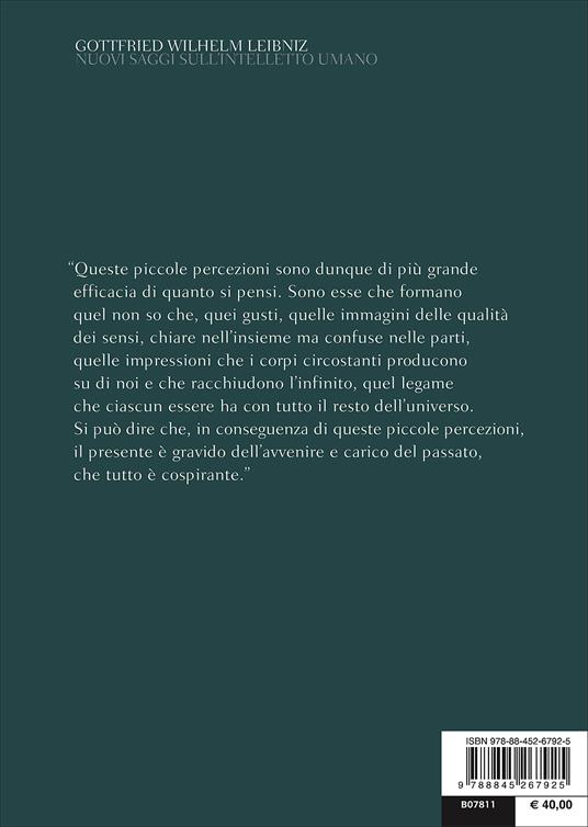 Nuovi saggi sull'intelletto umano. Testo francese a fronte - Gottfried Wilhelm Leibniz - 3