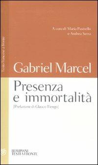 Presenza e immortalità. Testo francese a fronte - Gabriel Marcel - copertina