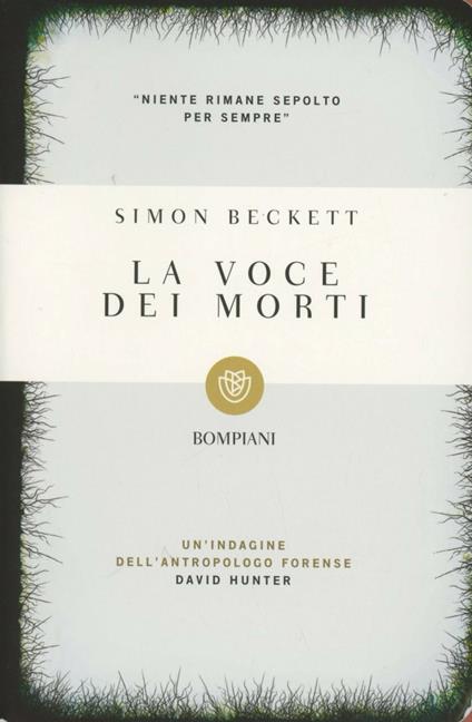 La voce dei morti - Simon Beckett - copertina