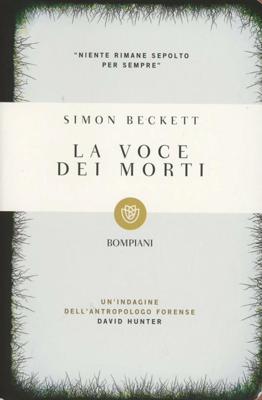 La voce dei morti - Simon Beckett - copertina