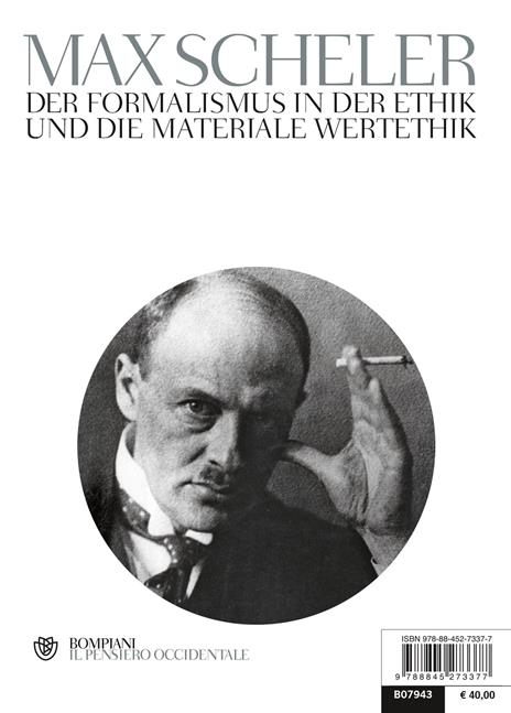Il formalismo nell'etica e l'etica materiale dei valori. Testo tedesco a fronte - Max Scheler - 2