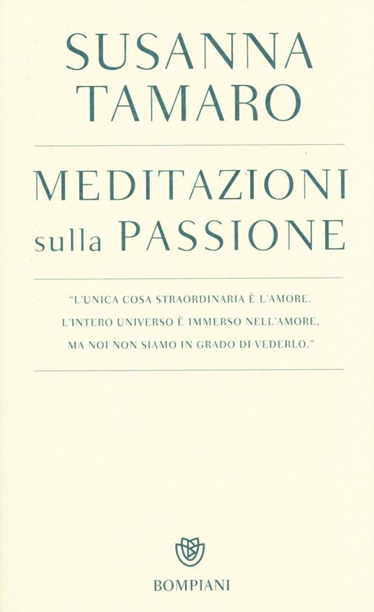 Meditazioni sulla passione - Susanna Tamaro - copertina