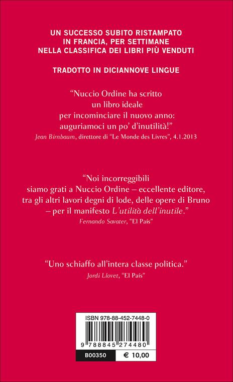 L'utilità dell'inutile. Manifesto - Nuccio Ordine - 3
