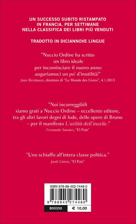 L'utilità dell'inutile. Manifesto - Nuccio Ordine - 3