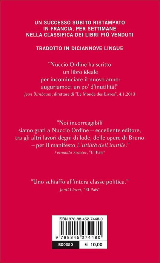 L'utilità dell'inutile. Manifesto - Nuccio Ordine - 3