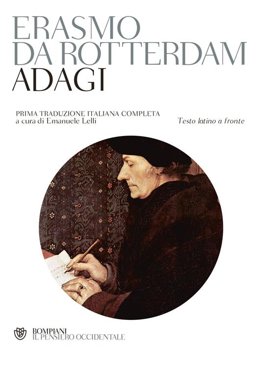 Adagi. Testo latino a fronte - Erasmo da Rotterdam - copertina