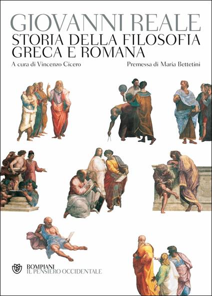 Storia della filosofia greca e romana - Giovanni Reale - copertina