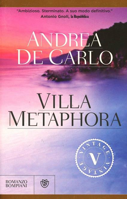  Villa Metaphora -  Andrea De Carlo - copertina