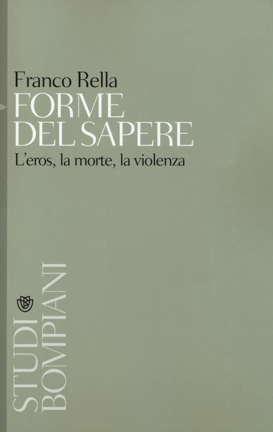 Forme del sapere. L'eros, la morte, la violenza - Franco Rella - copertina