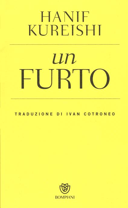 Un furto - Hanif Kureishi - copertina