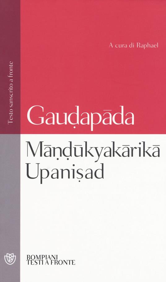 Mândûkyakârikâ upanisad. Testo sanscrito a fronte - Gaudapâda - copertina