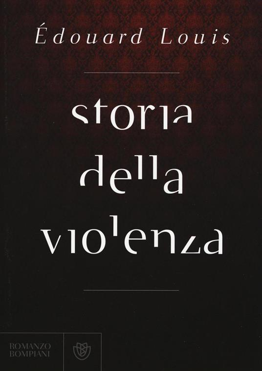 Storia della violenza - Édouard Louis - copertina