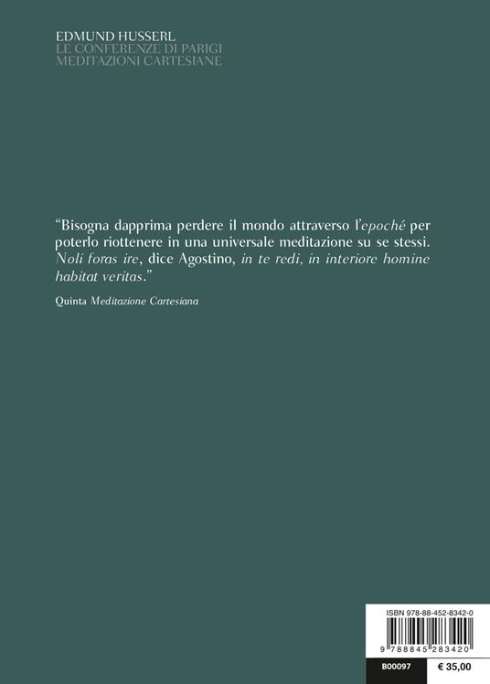 Le conferenze di Parigi-Meditazioni cartesiane - Edmund Husserl - 2