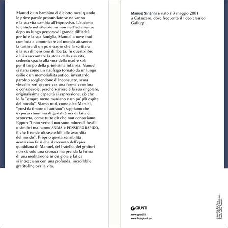 Il bambino irraggiungibile. Storia di un ragazzo autistico non verbale ma pensante - Manuel Sirianni - 2