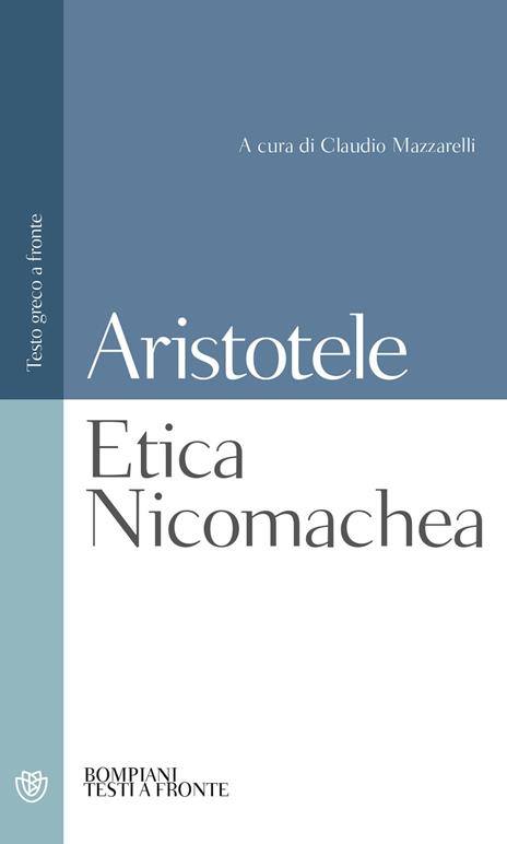 Etica nicomachea - Aristotele - copertina