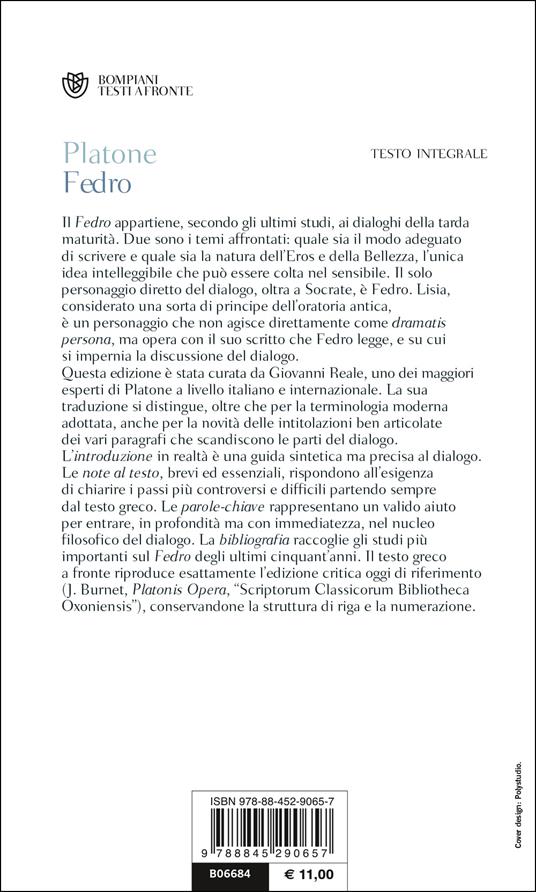 Fedro. Testo greco a fronte - Platone - 3