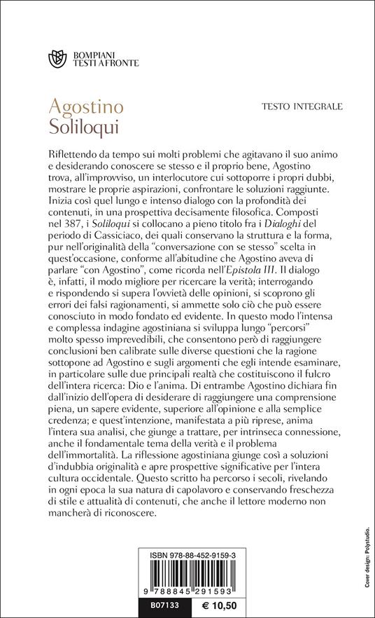 Soliloqui. Testo latino a fronte - Agostino (sant') - 4