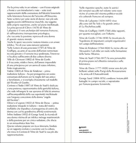 Narrativa femminile francese. Dal Seicento all'Ottocento. Testo francese a fronte - 2