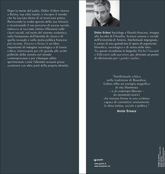 Ritorno a Reims - Didier Eribon - 2