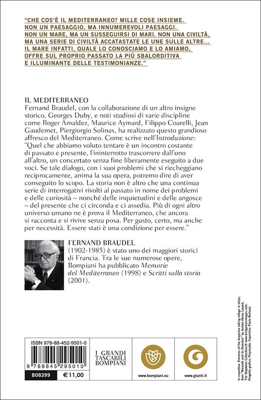 Il mediterraneo. Lo spazio, la storia, gli uomini, le tradizioni - Fernand Braudel - 2